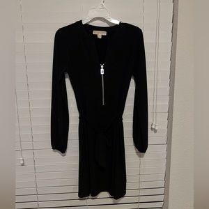 Michael Kors long sleeved black dress NEW SIZE S